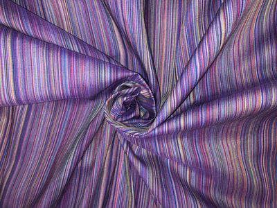 100% cotton poplin multicolor stripe 56" wide [18386]