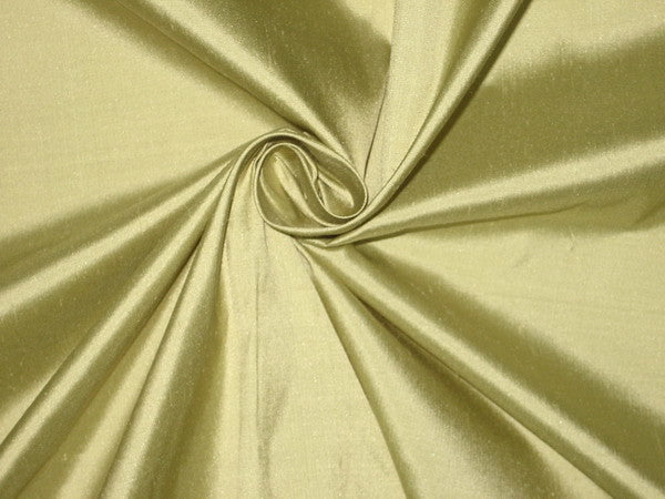 Pure SILK Dupioni FABRIC Light Olive Green color 54" wide DUP60[2]