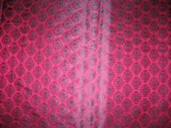Silk Brocade fabric Indian Pink & Purple 44" wide BRO112[4]