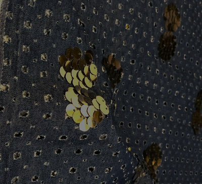 DENIM with sequin available in 2 colors denim blue light and denim blue dark [18615/16]