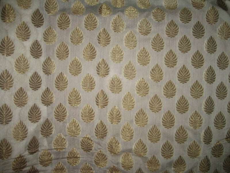 100% cotton brocade with gold mettalic colour 44" wide BRO193[3]