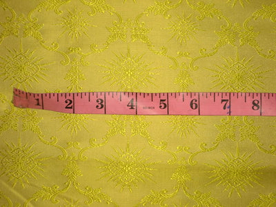 Silk Brocade Vestment Fabric Yellow 44" wide BRO123[6]