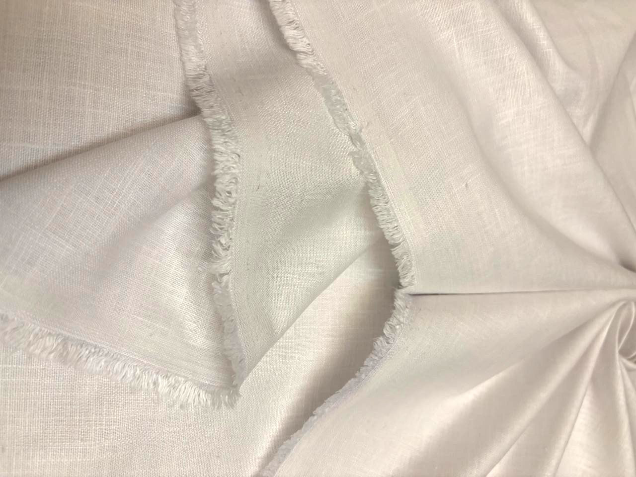 Suiting fabric PC Linen fabric a combination of polyester (P) and cotton (C) available in 3v colors white ,ivory and beige.
