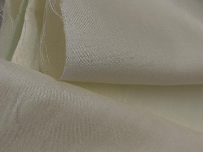 TUSSAR  SILK NATURAL IVORY FABRIC 44&quot; WIDE 19 momme [18313]