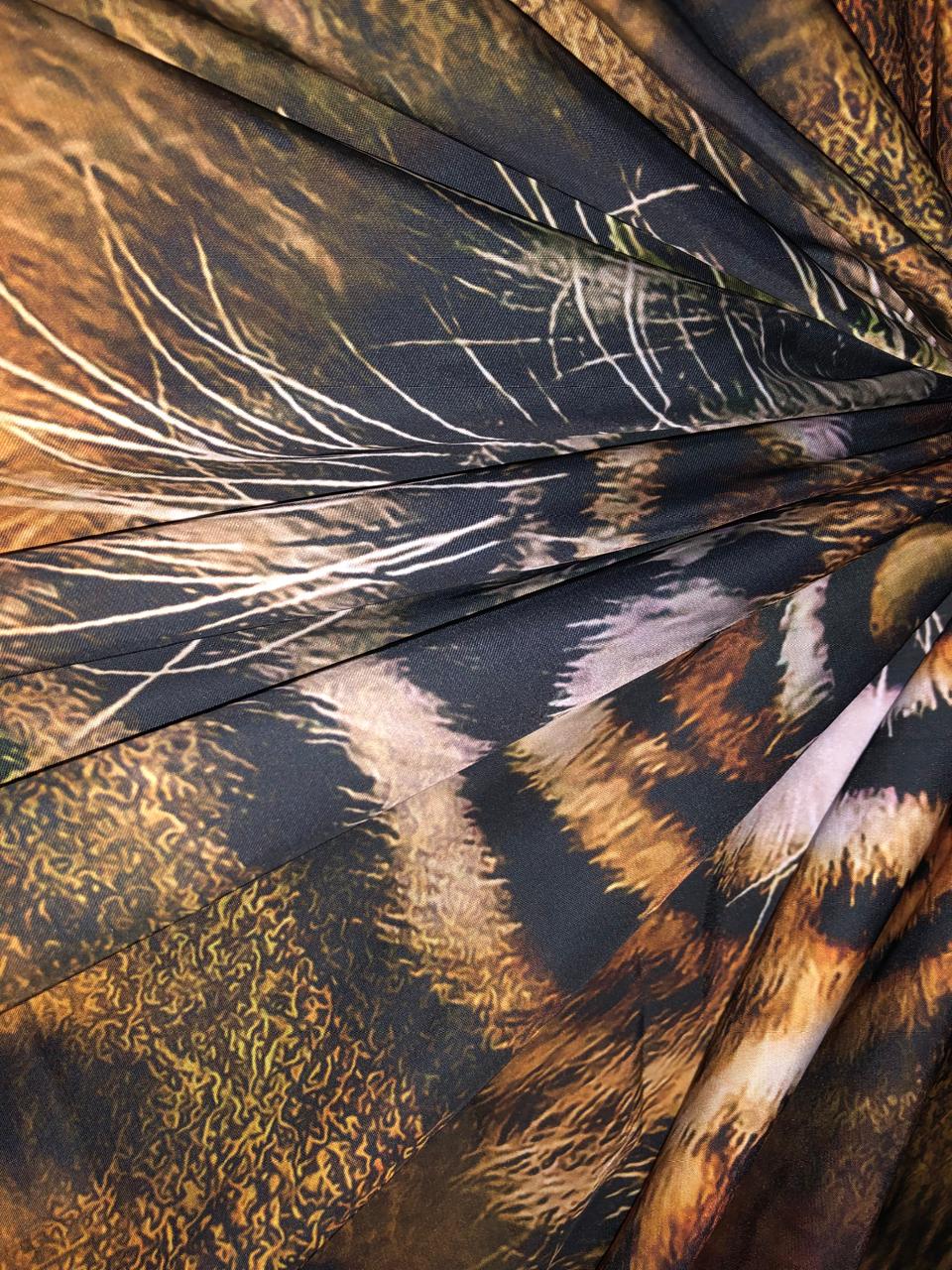 Satin 58" wide TIGER/LION/ANIMAL PRINTS available in 4 choice of prints