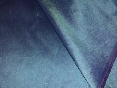 100% Pure silk dupion fabric two tone blue  and purple color 54" wide DUP337[1]