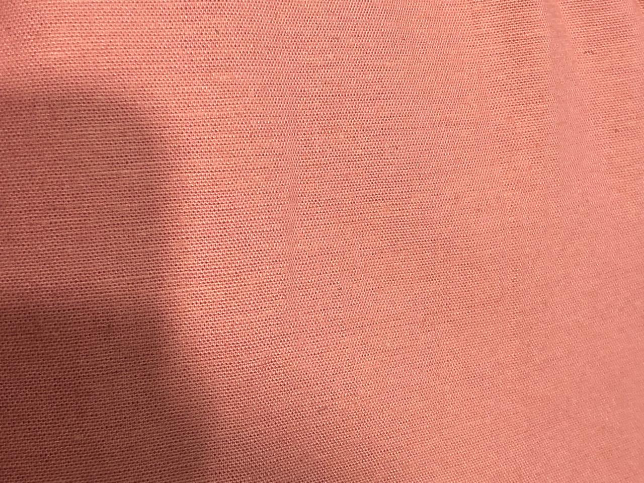 Linen  75% COTTON 25%  54" wide two tone linen peach x pink [17721]