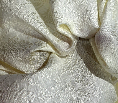 Brocade Fabric off white diamond self  motif  all over Jacquard 44" BRO1027[3]