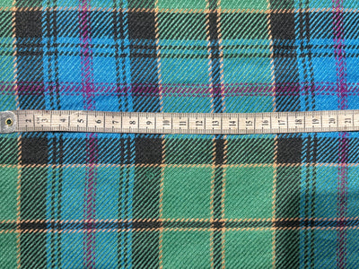 100% Silk  Wool twill , plaids available in 6 colors [17774/75/76/77/78/79]