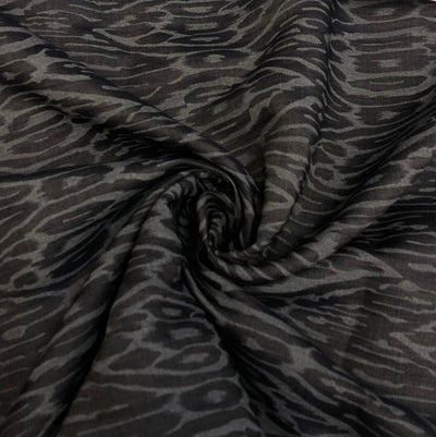 Denim 100% Cotton 58" wide animal print in 2 shades denim blue / teal and denim blue/blue  [18613/14]