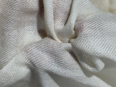 SILK pashmina stole with fur 29" wide and 77" long