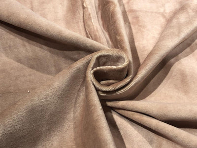100% Cotton Velvet nude color Fabric 54" wide [17762]