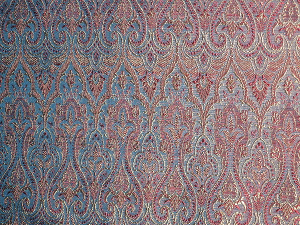 Silk Brocade Fabric Pretty Blue 44"wide BRO109[2]
