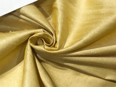 PURE SILK DUPION FABRIC GOLDEN YELLOW color 54&quot; wide WITH SLUBS*MM124[1]