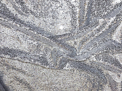 Net Fabric with sequin silver  58'' wide [18600]