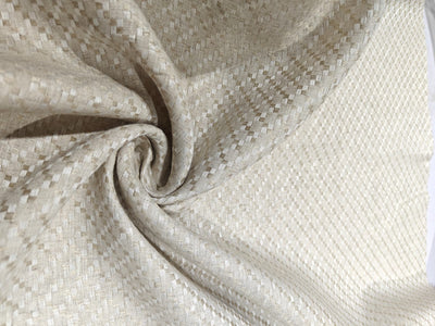 Linen dobby 58" wide available in 3 colors dark ivory/darker ivory and white sustainable and eco-friendly linen