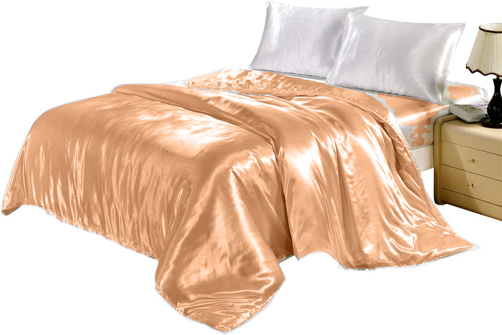 100% Mulberry Silk Satin Duvet cover