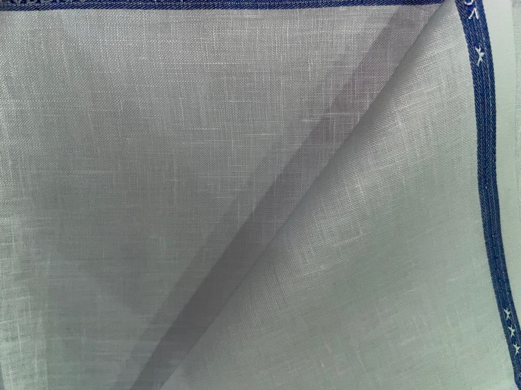70 lea X 70 LEA White pure 100% EUROPEAN linen fabric PREMIUM SHIRTING 58 inch wide Dyeable
