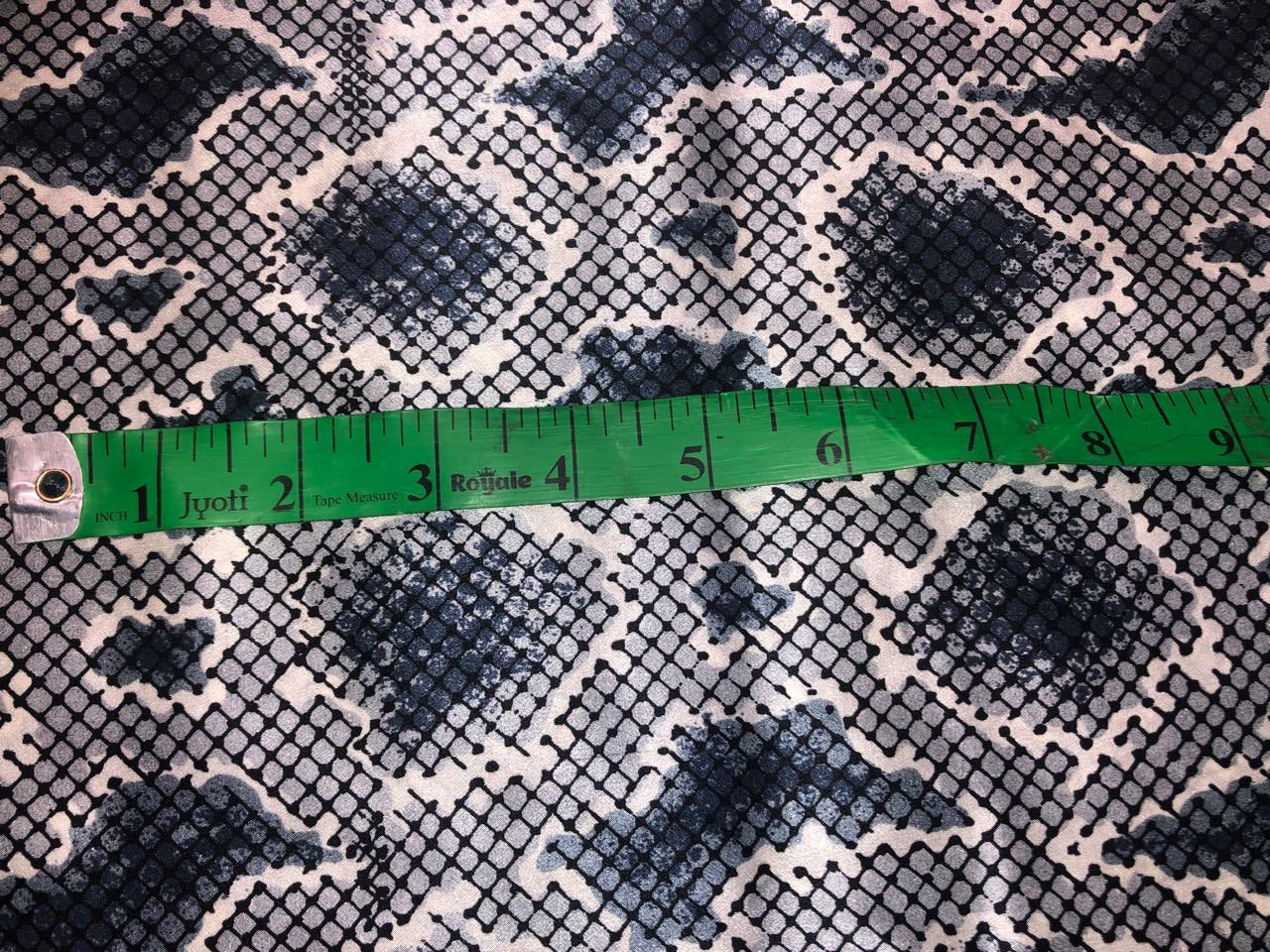 100% Pure Silk Satin 80 grams 54"Wide Fabric abstract print  available in 2 colors black and brown  [18285/86]