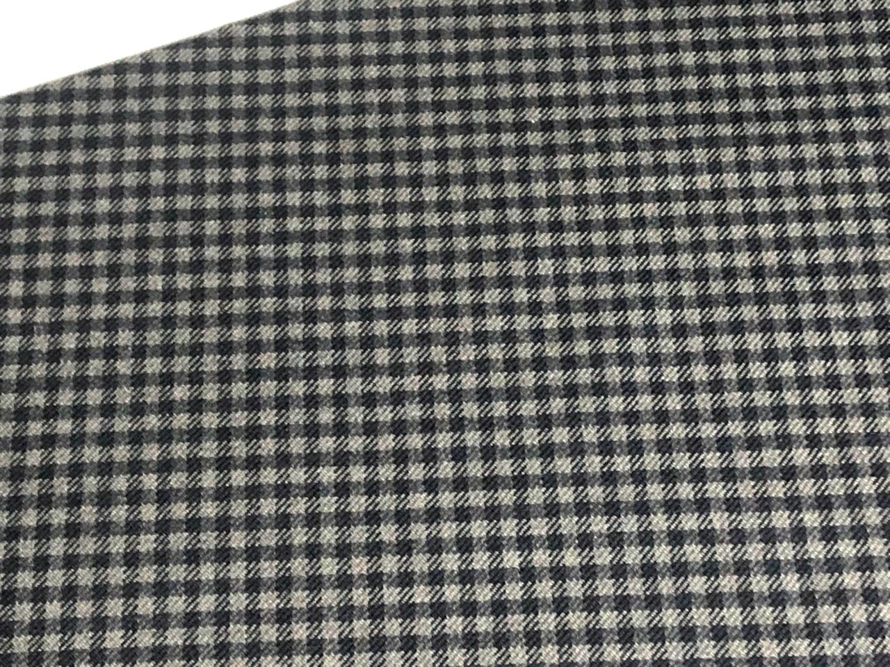 100% wool EASY WOOL available in 4 colors blazer plaids tan/black, navy /silver, navy charcoal and silver charcoal