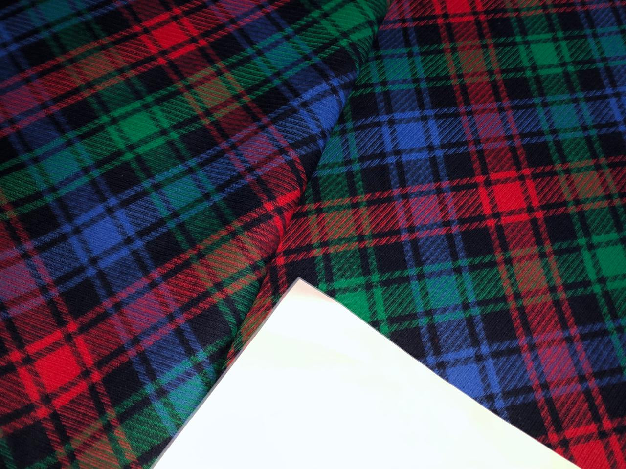 100% Cotton twill  plaids with  available in 4 colors REDS, BLUES and GREENS/GREEN,RUSTY BROWN , BLUE AND BROWN,WHITE AND BLUE AND GREEN AND BLACK