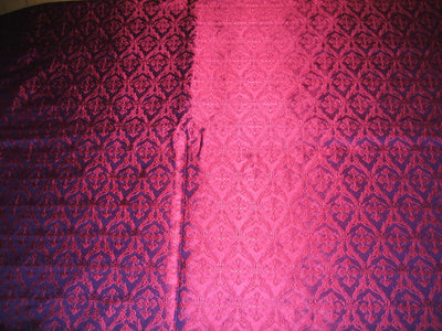 Silk Brocade Fabric Pink & Purple 44" wide BRO154[3]