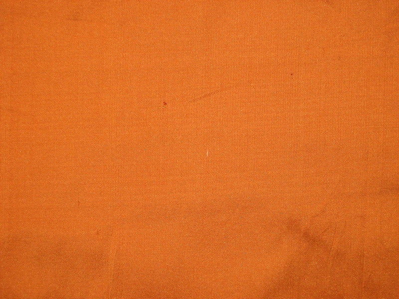100% Pure SILK Dupion FABRIC Mandrin Orange colour 44" wide DUP108[1]