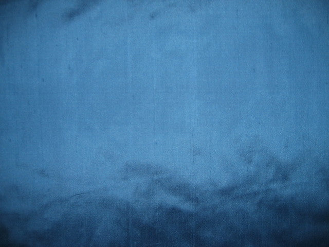 100% Pure SILK Dupion FABRIC Night Blue color 54" wide DUP85[1]