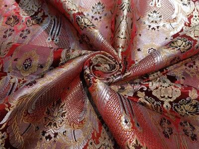 Brocade jacquard fabric 44" wide BRO838 available in EIGHT colors