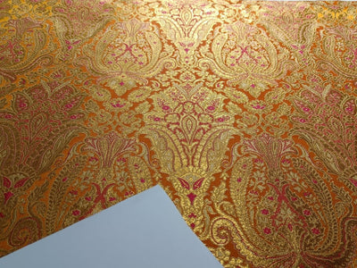 Brocade jacquard fabric 44" wide BRO838 available in EIGHT colors