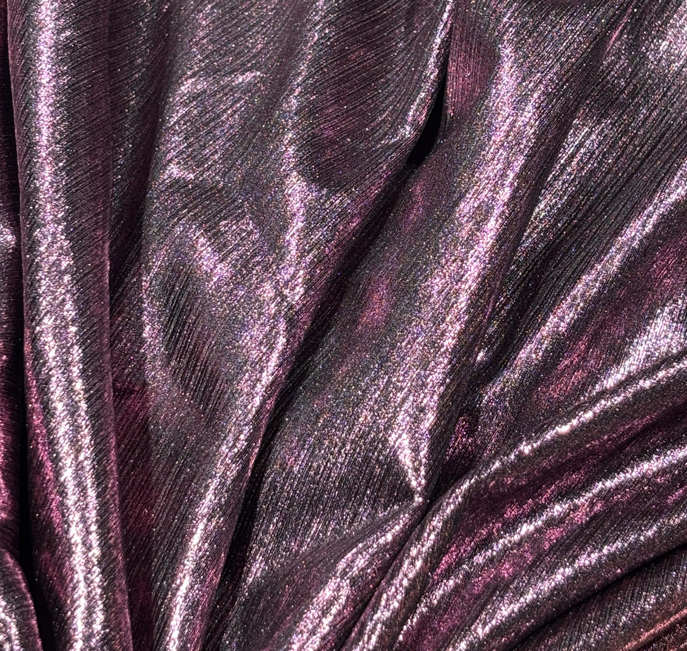 Metallic Lycra lurex fabric with subtle shimmer 58" Wide available in 7 colors black, bronze, magenta, mint ,candy pink, lilac and silver [17635/36/37/38/39/40/41]