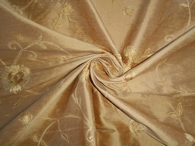 Silk dupioni  Rich caramel gold colour 54" wide DUPE17[4]