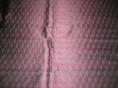 Silk Brocade fabric Pink ,Black & Blue Color 44" wide BRO156[2]