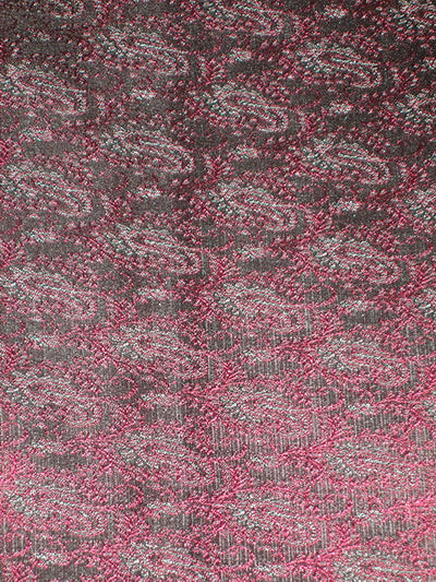 Silk Brocade fabric Pink ,Black & Blue Color 44" wide BRO156[2]