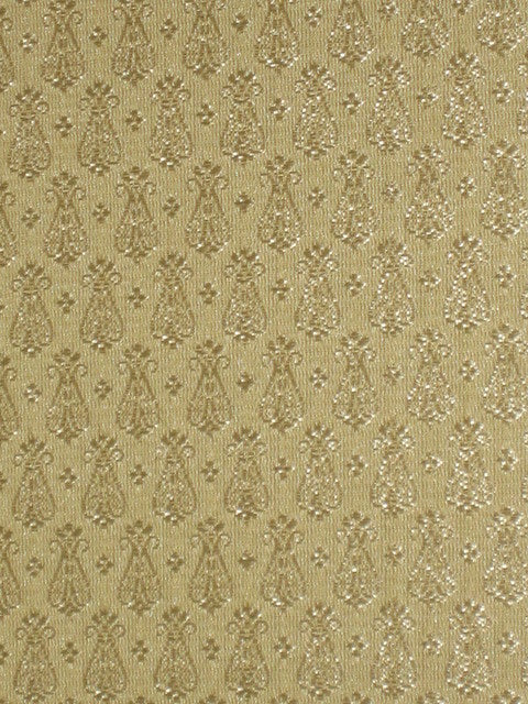 Silk Brocade Fabric Golden Cream 44" WIDE BRO86[1]