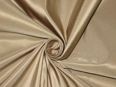 Pure Silk Taffeta fabric Cafe Creme color 54" wide TAF182[1]