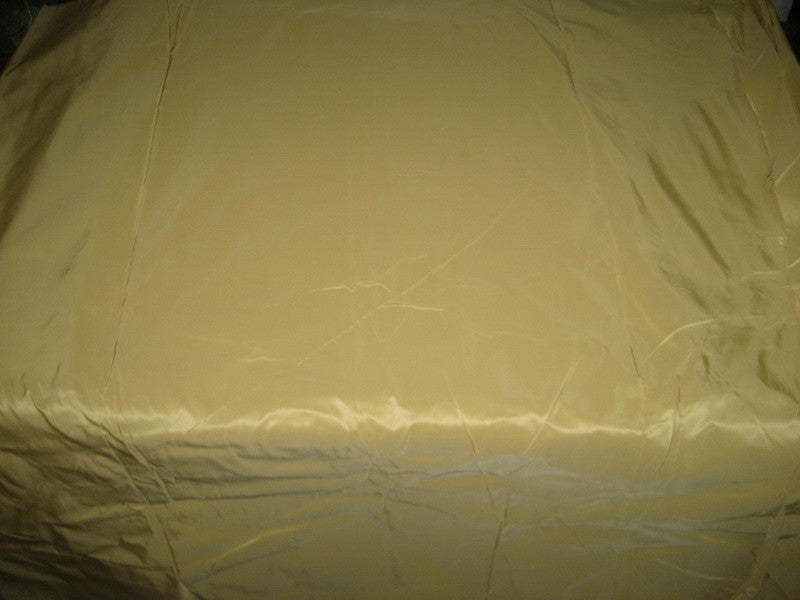 Pure Silk Taffeta fabric Golden Cream color 54" wide TAF182[2]