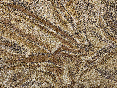 Net Fabric with sequin gold  58'' wide [18601]