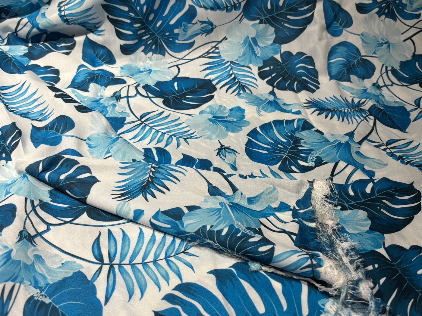 POLY MUSLIN PRINTED FABRIC 56" wide TROPICAL/ BEACH WEAR