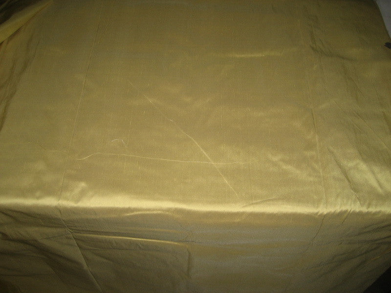 Pure SILK Dupioni FABRIC Golden champagne color 54" WIDE DUP46[3]