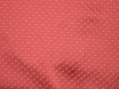 Spun Silk Brocade Fabric pinkish Red 44" wide  BRO163[2]