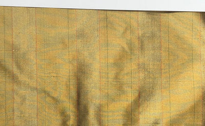100% silk dupion fabric dusty  bronze with red and green  stripe 54&quot; wide DUPNEWS5[2]