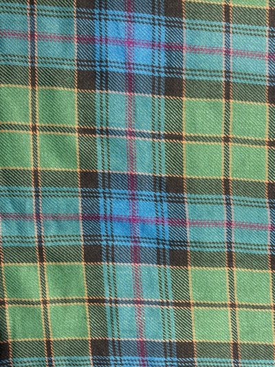 100% Silk  Wool twill , plaids available in 6 colors [17774/75/76/77/78/79]