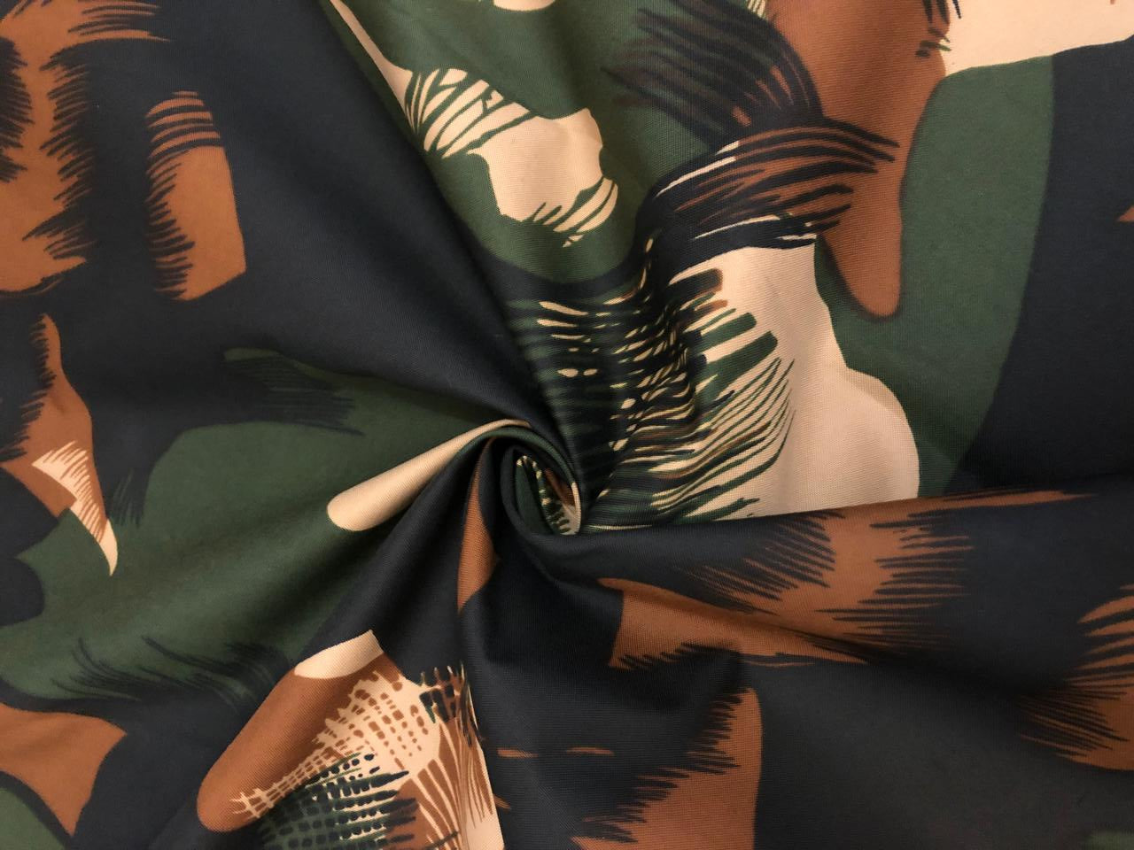 100% Cotton Denim  Fabric 58" wide available in 5 different designs of army prints