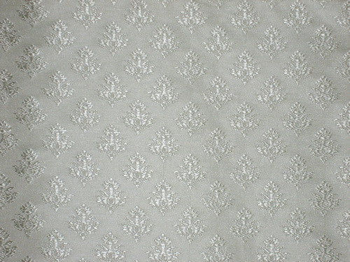 Silk Brocade fabric Ivory cream colour 44" wide BRO163[4]