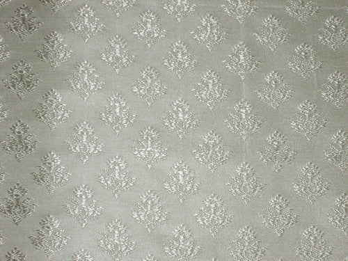 Silk Brocade fabric Ivory cream colour 44" wide BRO163[4]