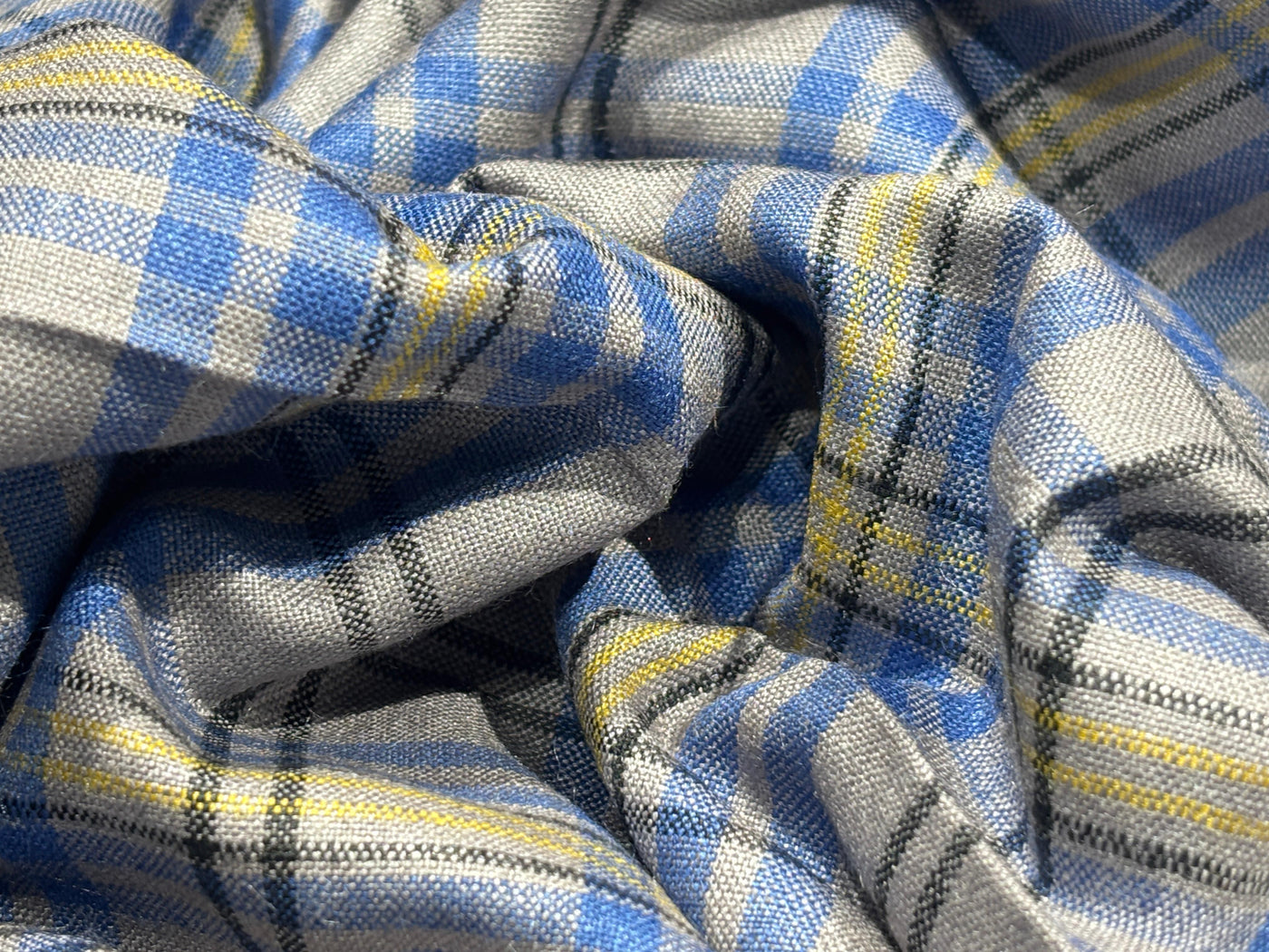 100% Silk  Wool twill , plaids available in 6 colors [17774/75/76/77/78/79]