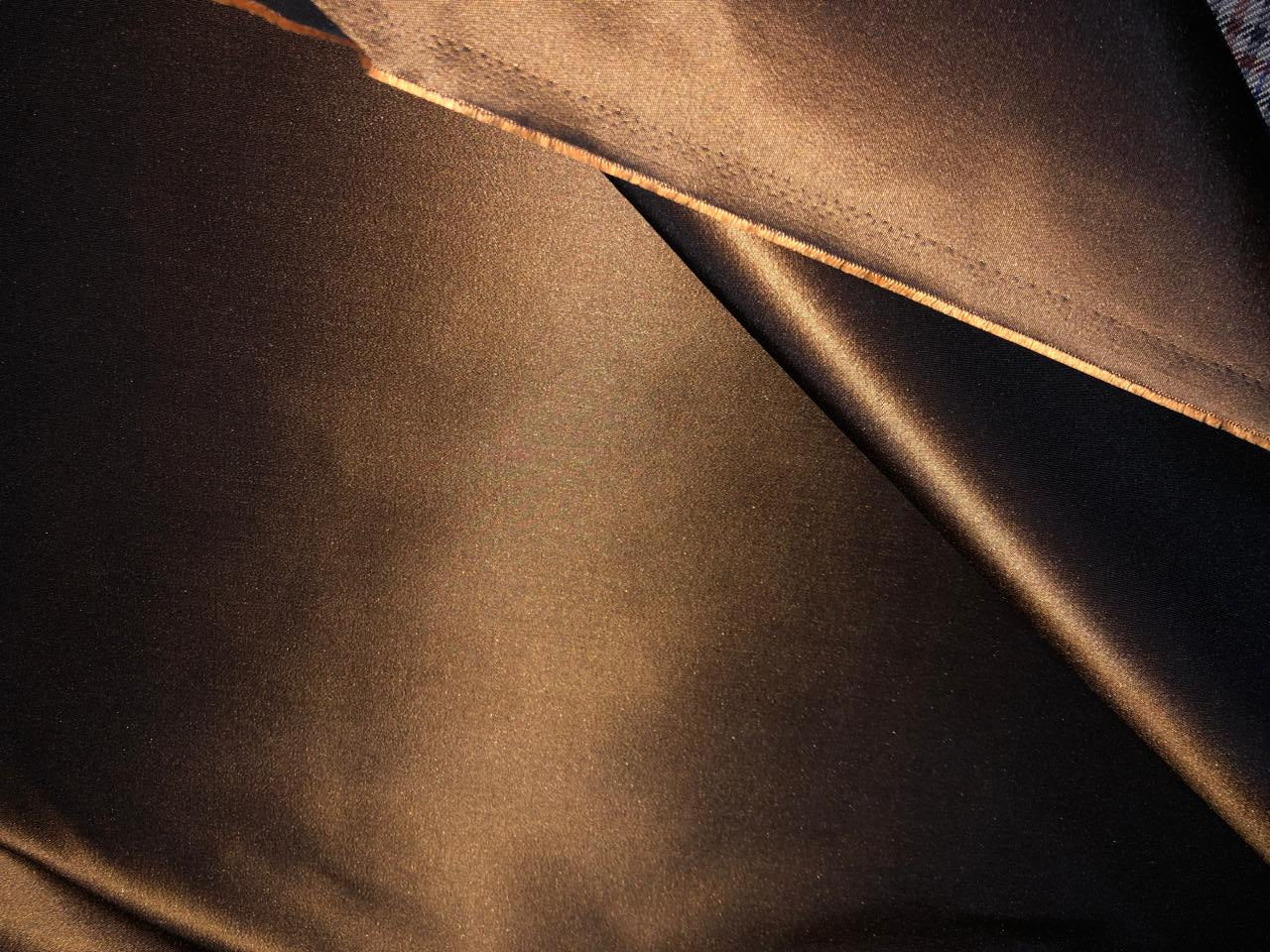 100% Pure Silk Taffeta 32 MOMME BROWNIE color 54"-60" wide TAF339ROLL