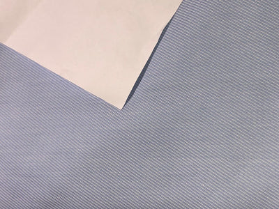 100% Cotton Italian Shirting 58" wide powder blue with fractional TWILL [16796]