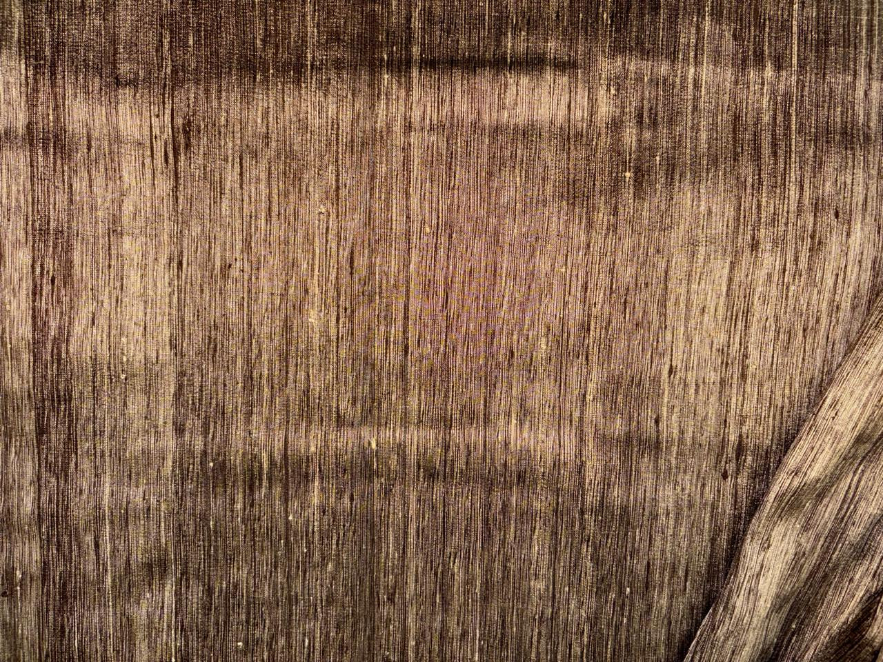 SILK Dupioni FABRIC 2 ply silk 54&quot;-orange/pink/black ,purple/golden brown ,brown/golden cream and purple x pink DUPNEWS14